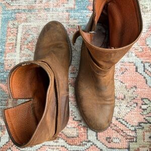 Madewell Brown Leather Ankle Boots